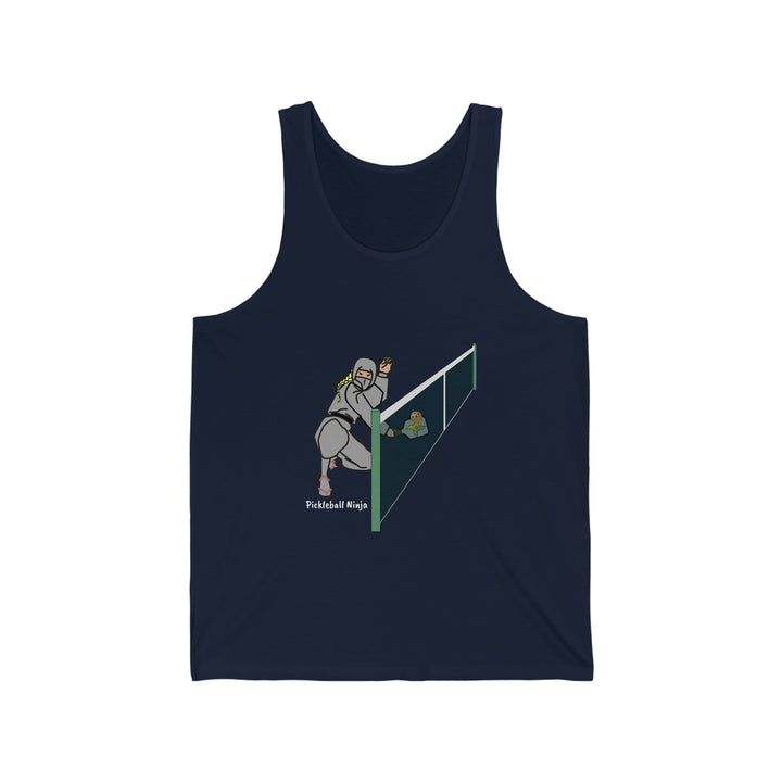 Pickleball Ninja Dinking-Female Unisex Cotton Tank - Great Pickleball Stuff