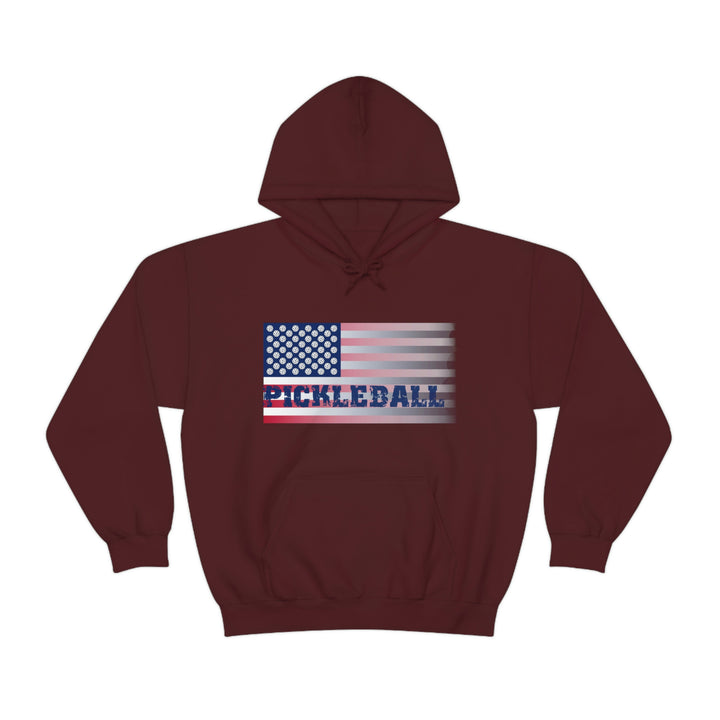 Pickleball Flag (Faded) Unisex Hoodie - Great Pickleball Stuff