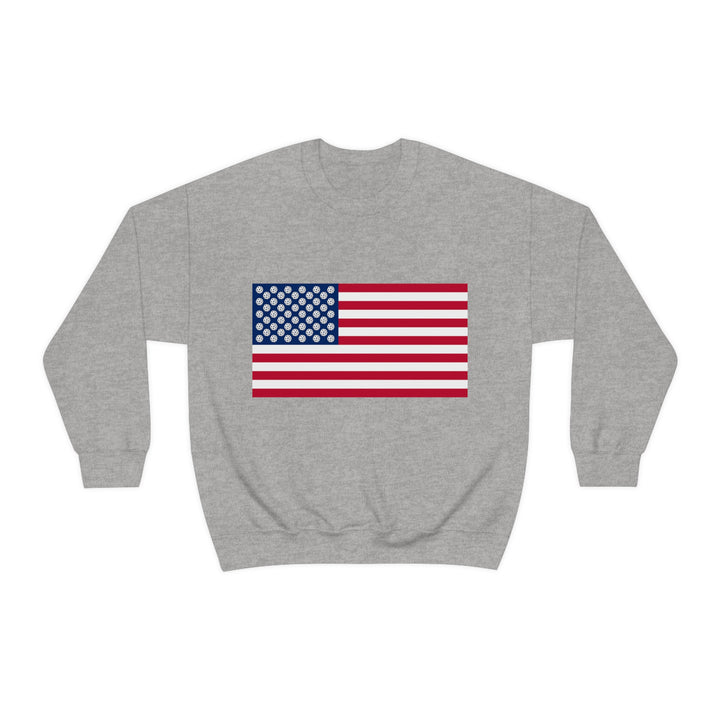 Pickleball Stars Flag Unisex Crewneck Sweatshirt - Great Pickleball Stuff