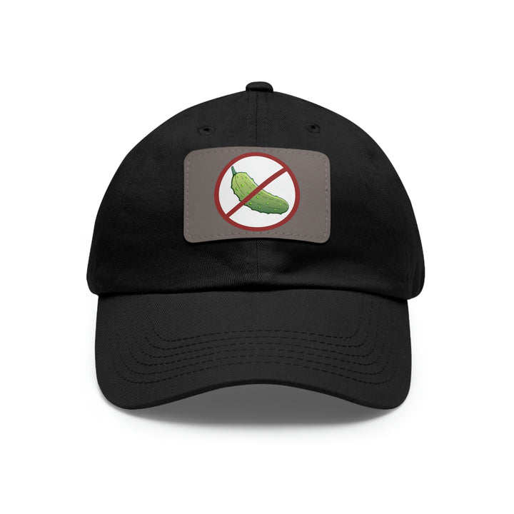 No Pickle! Pickleball Cap with Leather Patch - Great Pickleball Stuff