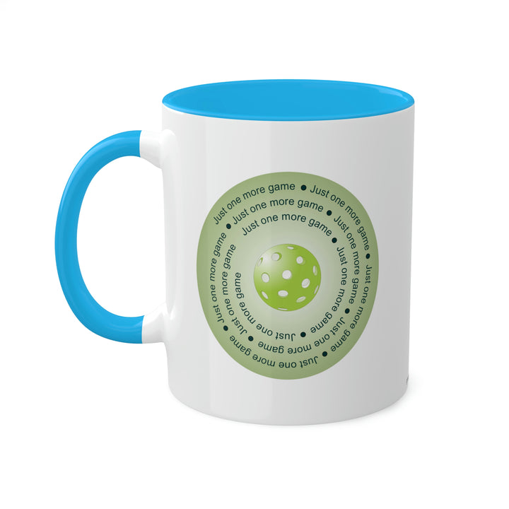 Just One More Game-Green Coffee Mug - Great Pickleball Stuff