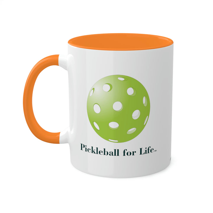 Pickleball for Life-Green Coffee Mug-Great Pickleball Stuff