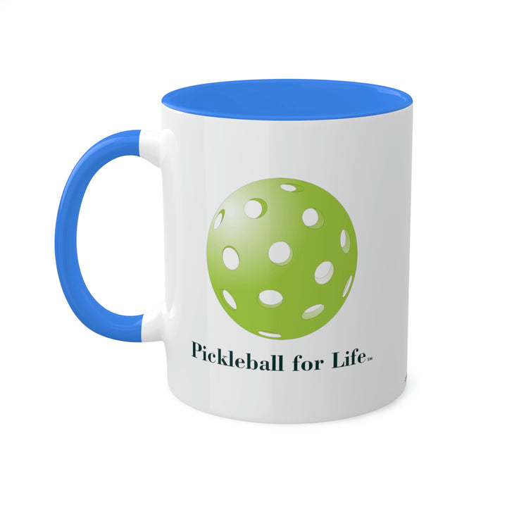 Pickleball for Life-Green Coffee Mug-Great Pickleball Stuff