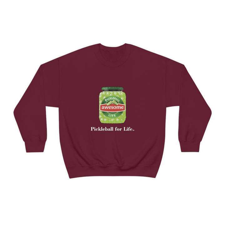 Awesome Pickles Unisex Crewneck Sweatshirt - Great Pickleball Stuff