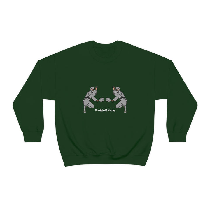 Pickleball Ninjas-Men's Doubles Unisex Crewneck Sweatshirt - Great Pickleball Stuff