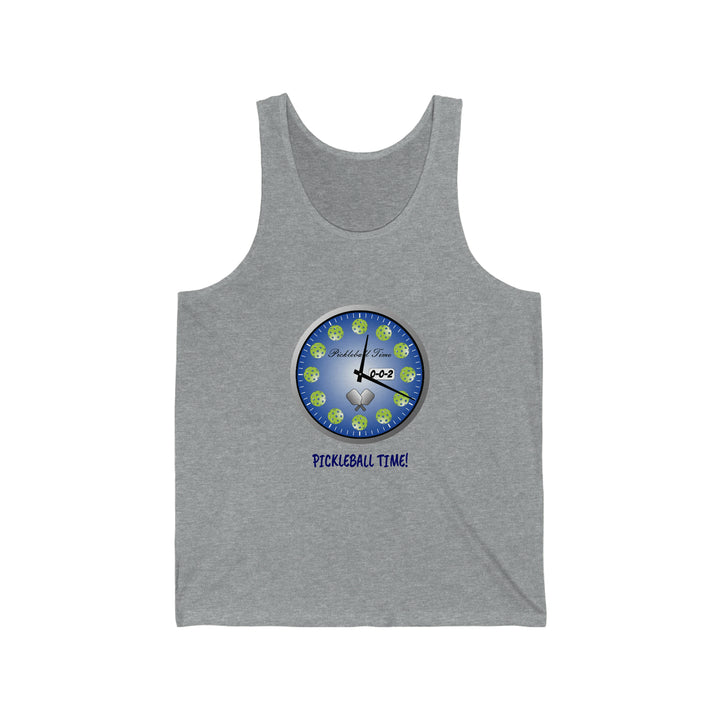 Pickleball Time Unisex Cotton Tank - Great Pickleball Stuff