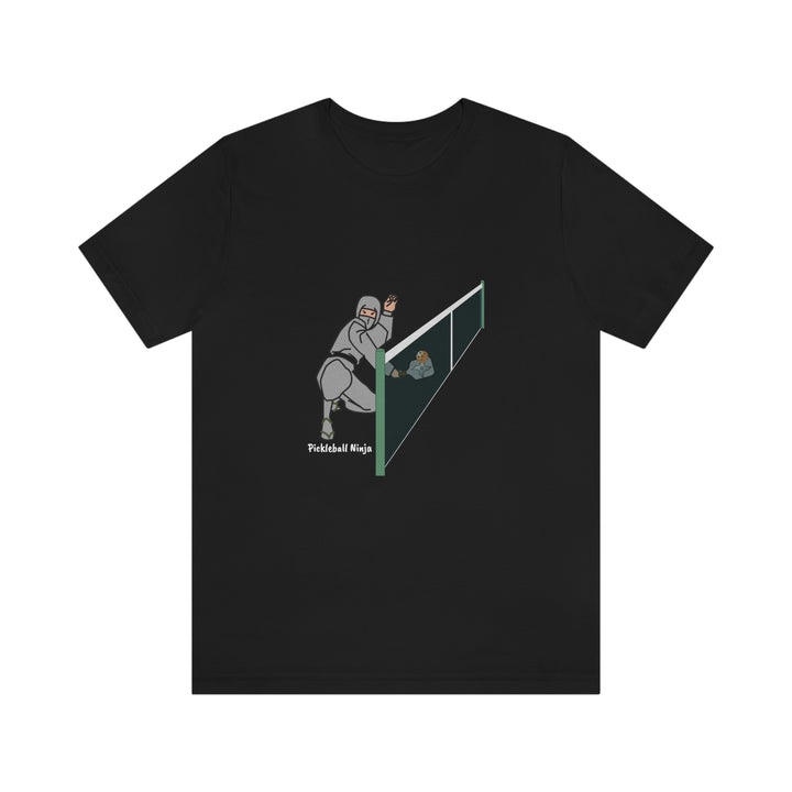 Pickleball Ninja Dinking-Male Unisex T-Shirt - Great Pickleball Stuff