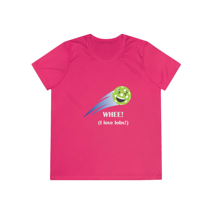 I Love Lobs! Women's Moisture-Wicking T-Shirt - Great Pickleball Stuff