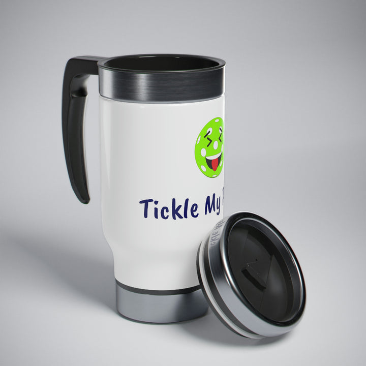 Tickle My Pickle Travel Mug - Great Pickleball Stuff