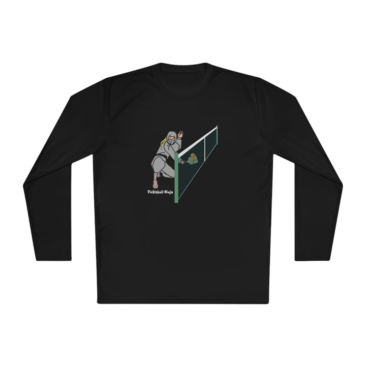 Pickleball Ninja Dinking-Female Unisex Moisture-Wicking Long Sleeve Tee - Great Pickleball Stuff