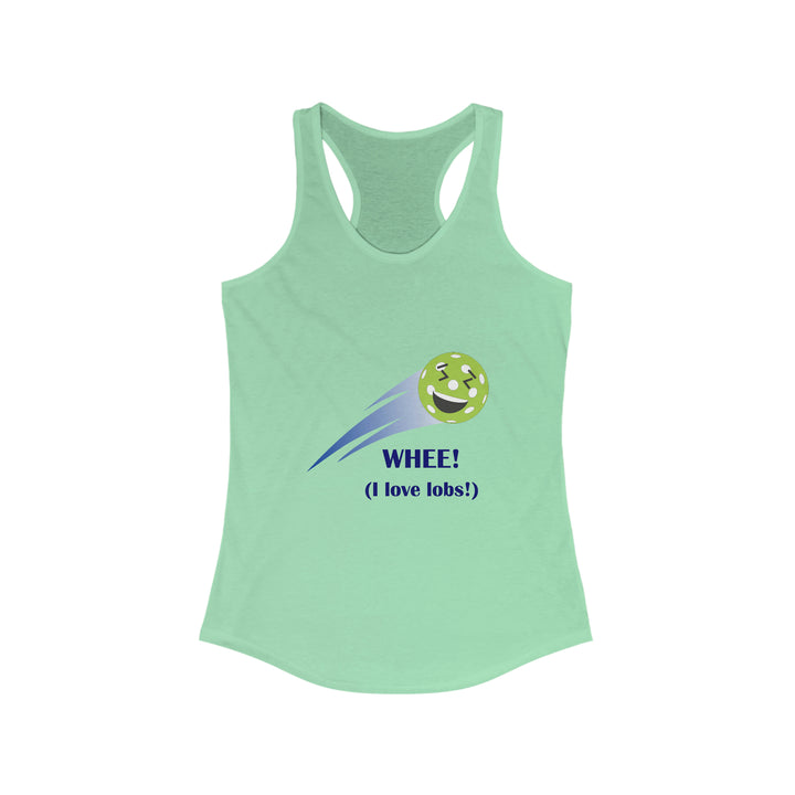 I Love Lobs! Women's Racerback Tank - Great Pickleball Stuff