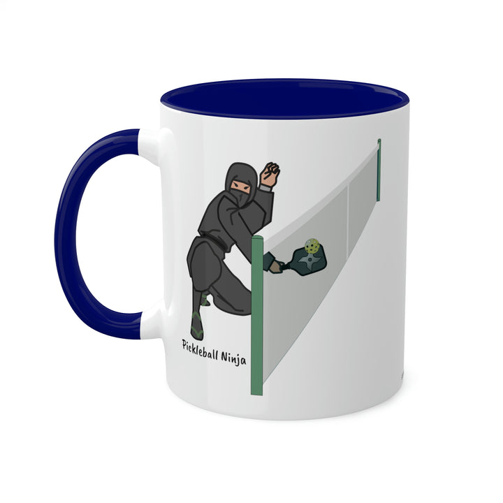 Pickleball Ninja Dinking-Male Coffee Mug-Great Pickleball Stuff