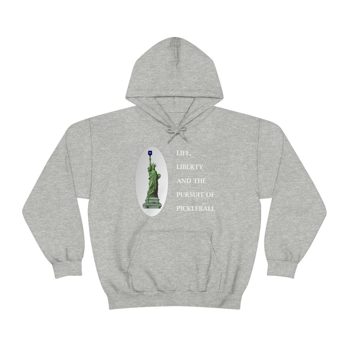 Life, Liberty & the Pursuit of Pickleball Unisex Hoodie - Great Pickleball Stuff