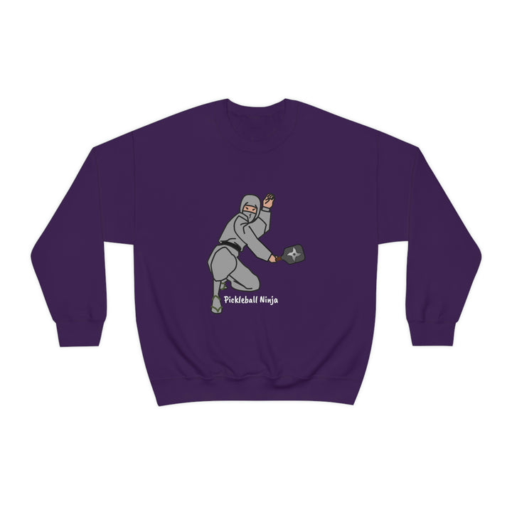 Pickleball Ninja-Male Unisex Crewneck Sweatshirt - Great Pickleball Stuff