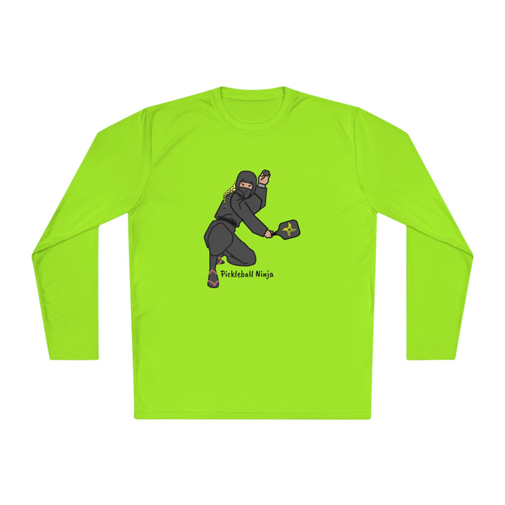 Pickleball Ninja-Female Unisex Moisture-Wicking Long Sleeve Tee - Great Pickleball Stuff