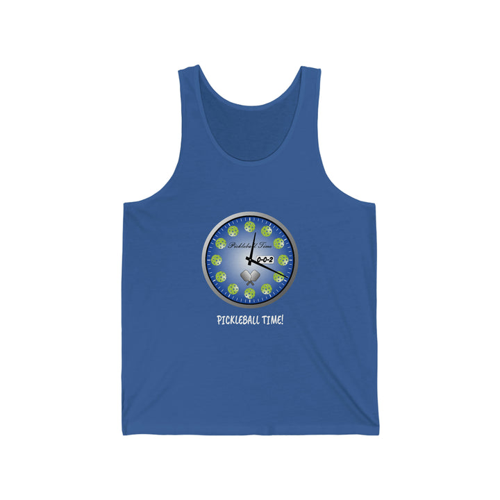 Pickleball Time Unisex Cotton Tank - Great Pickleball Stuff