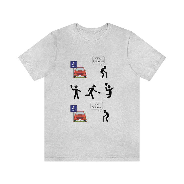 Got'em! (Old Man) Unisex T-Shirt - Great Pickleball Stuff