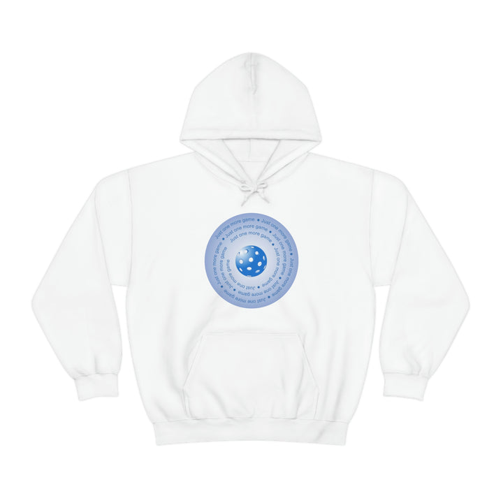 Just One More Game-Blue Unisex Hoodie - Great Pickleball Stuff