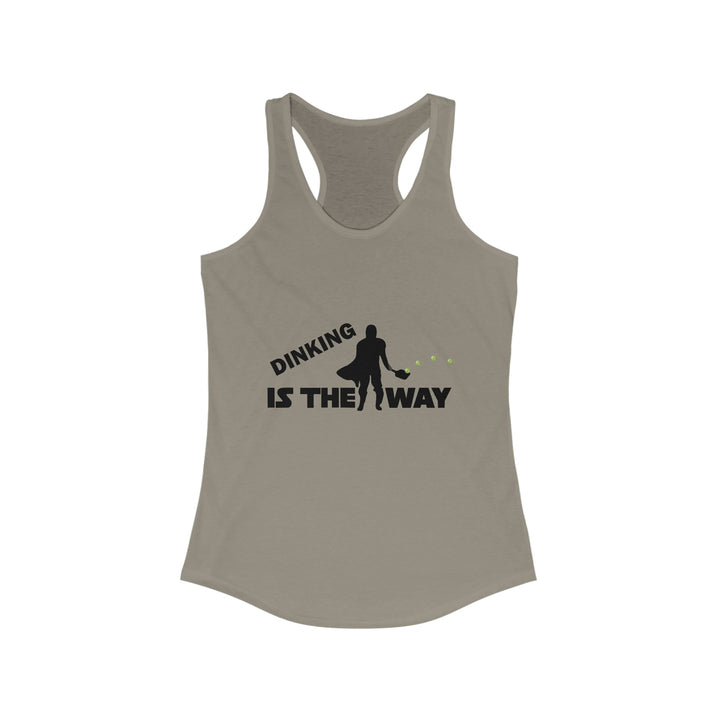 Dinking is the Way Women's Racerback Tank - Great Pickleball Stuff