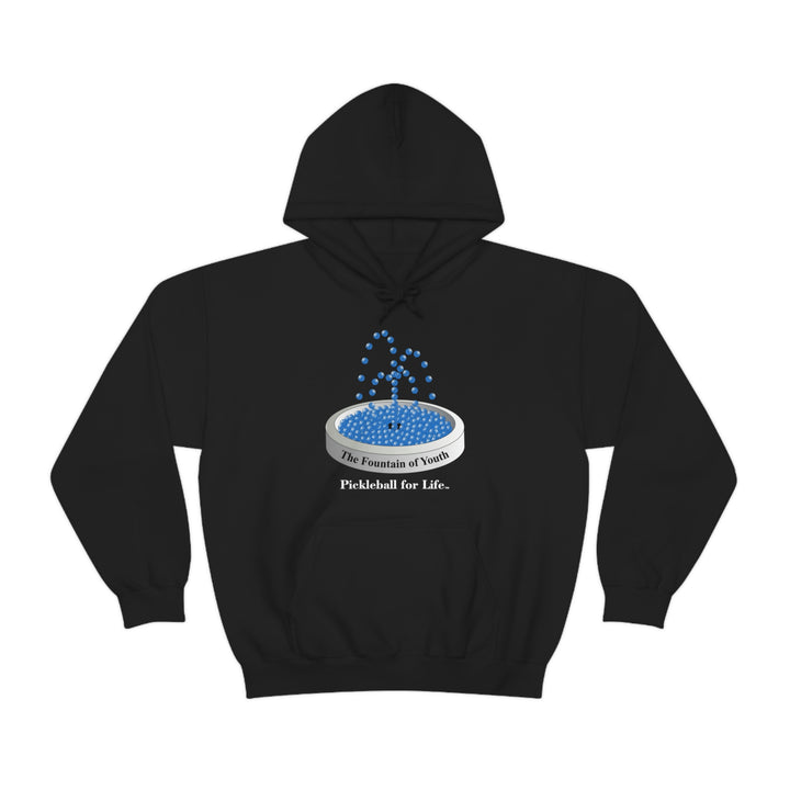 The Pickleball Fountain-Blue Unisex Hoodie - Great Pickleball Stuff