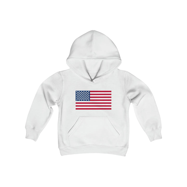 Pickleball Stars Flag Youth Hoodie - Great Pickleball Stuff