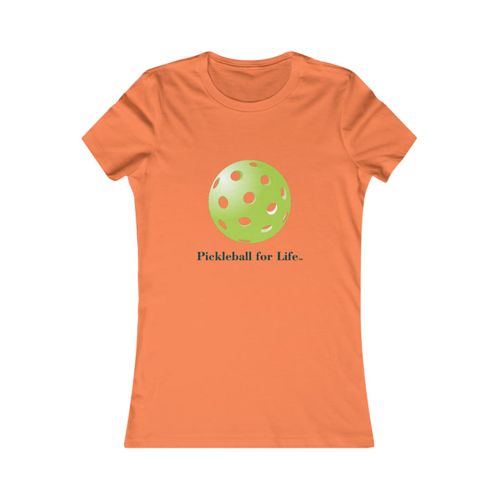 Pickleball for Life-Green Women's Slim-Fit Premium Cotton T-Shirt - Great Pickleball Stuff