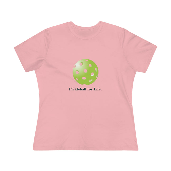 Pickleball for Life-Green Women's Relaxed-Fit T-shirt - Great Pickleball Stuff