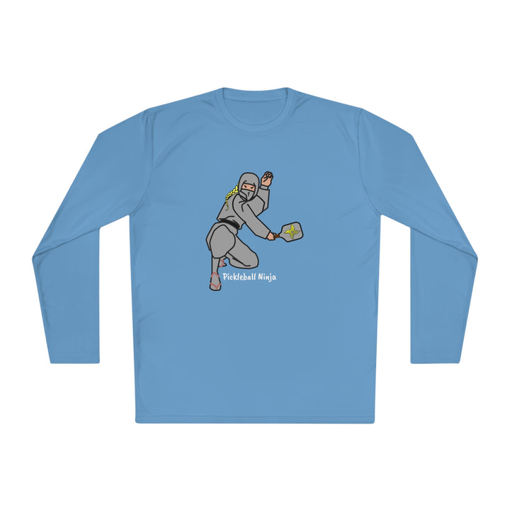 Pickleball Ninja-Female Unisex Moisture-Wicking Long Sleeve Tee - Great Pickleball Stuff