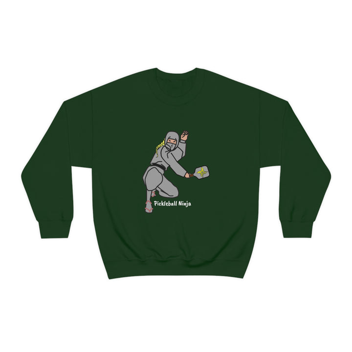 Pickleball Ninja-Female Unisex Crewneck Sweatshirt - Great Pickleball Stuff