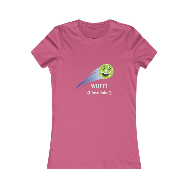 I Love Lobs! Women's Slim-Fit Premium Cotton T-Shirt - Great Pickleball Stuff