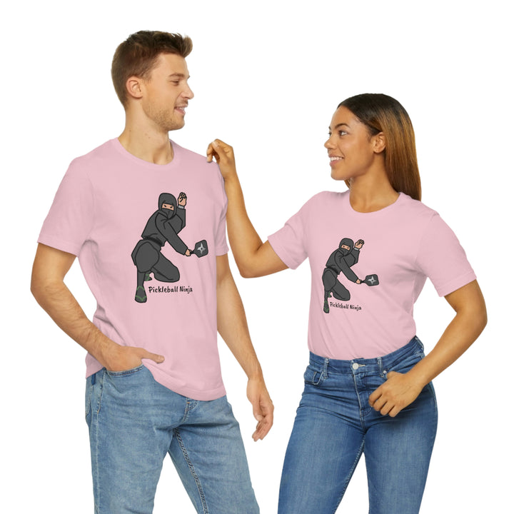 Pickleball Ninja-Male Unisex T-Shirt - Great Pickleball Stuff