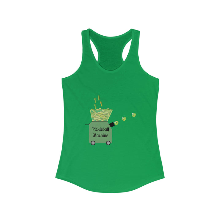 The Pickleball Machine Women's Racerback Tank - Great Pickleball Stuff