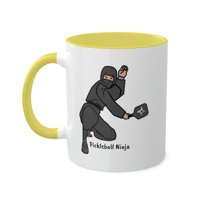 Pickleball Ninja-Male Coffee Mug-Great Pickleball Stuff