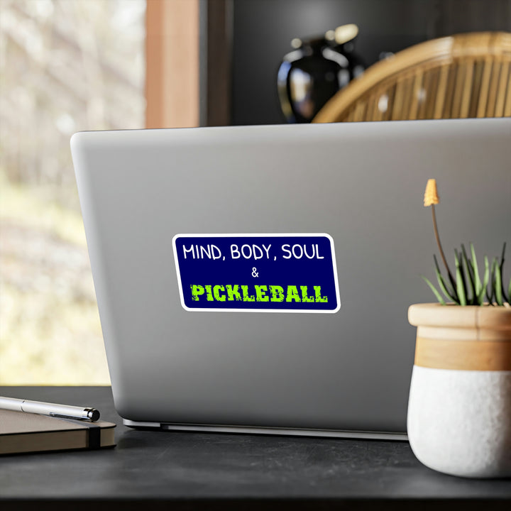 Mind, Body, Soul & Pickleball Decal - Great Pickleball Stuff