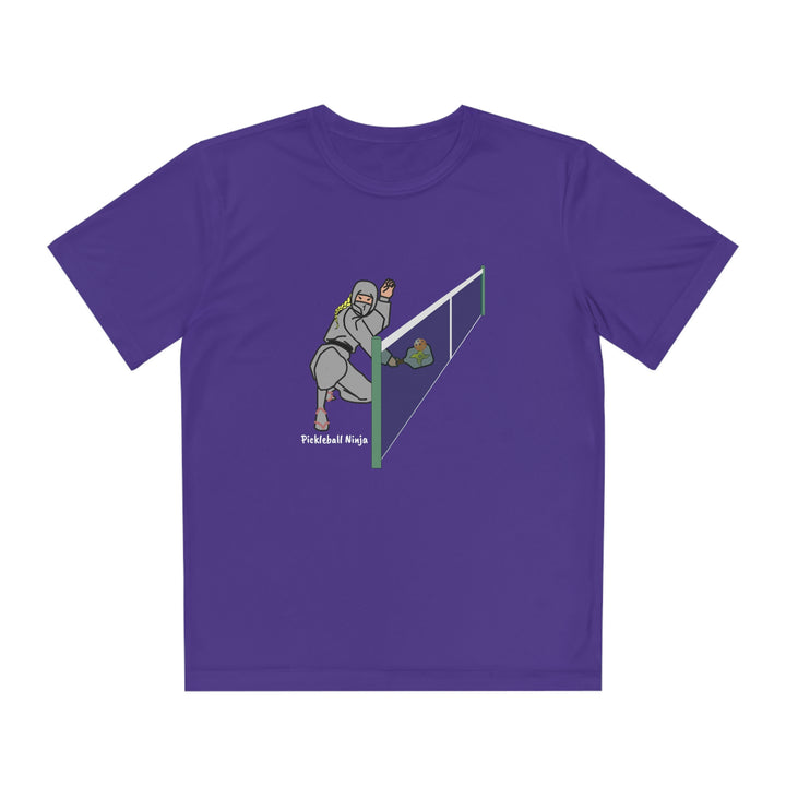 Pickleball Ninja Dinking-Female Youth Moisture-Wicking T-Shirt - Great Pickleball Stuff