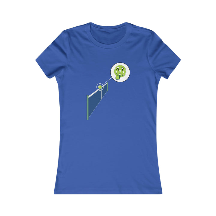 Pickleball Decision Women's Slim-Fit Premium Cotton T-Shirt - Great Pickleball Stuff