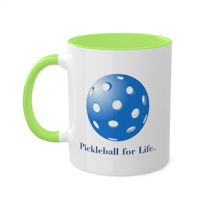 Pickleball for Life-Blue Coffee Mug-Great Pickleball Stuff