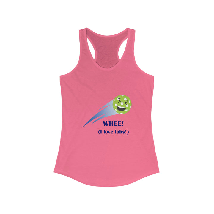 I Love Lobs! Women's Racerback Tank - Great Pickleball Stuff