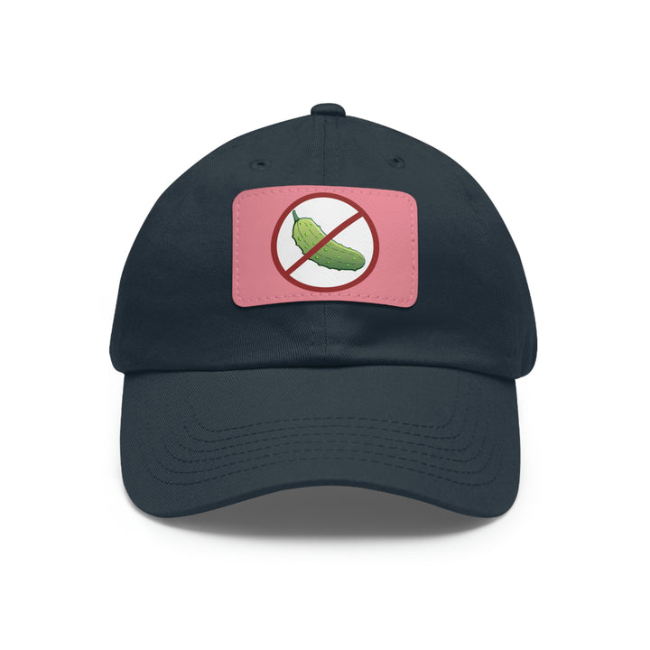 No Pickle! Pickleball Cap with Leather Patch - Great Pickleball Stuff