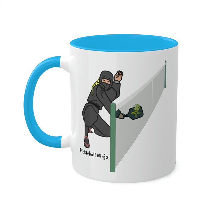 Pickleball Ninja Dinking-Female Coffee Mug-Great Pickleball Stuff