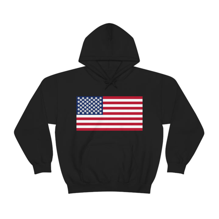 Pickleball Stars Flag Unisex Hoodie - Great Pickleball Stuff