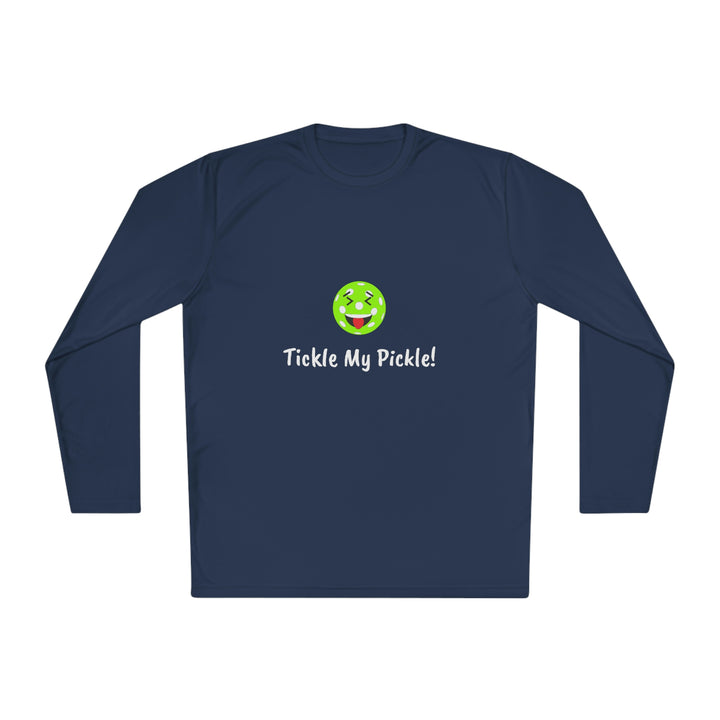 Tickle My Pickle Unisex Moisture-Wicking Long Sleeve Tee - Great Pickleball Stuff