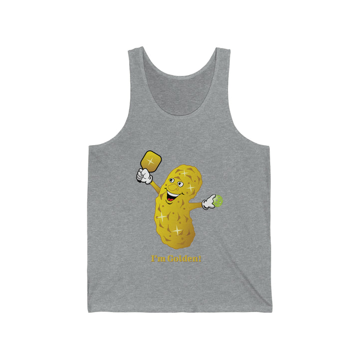 I'm Golden! Unisex Cotton Tank - Great Pickleball Stuff