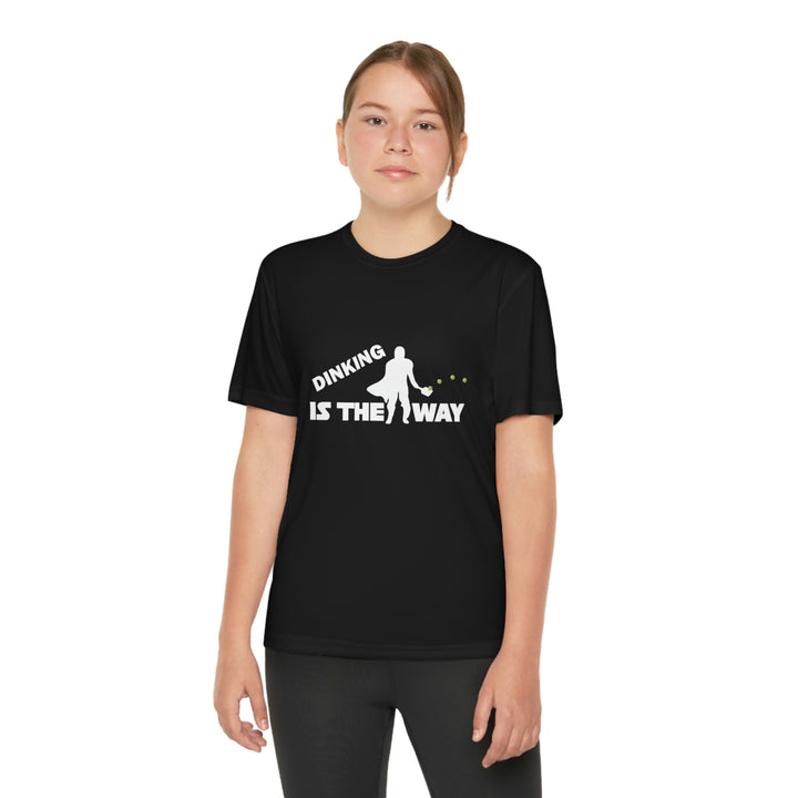 Dinking is the Way Youth Moisture-Wicking T-Shirt - Great Pickleball Stuff