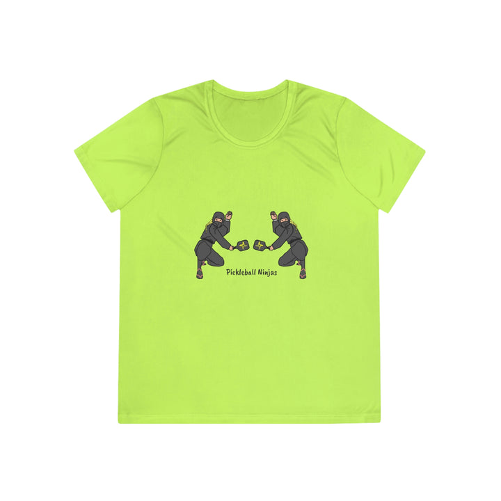 Pickleball Ninjas-Women's Doubles Women's Moisture-Wicking T-Shirt - Great Pickleball Stuff