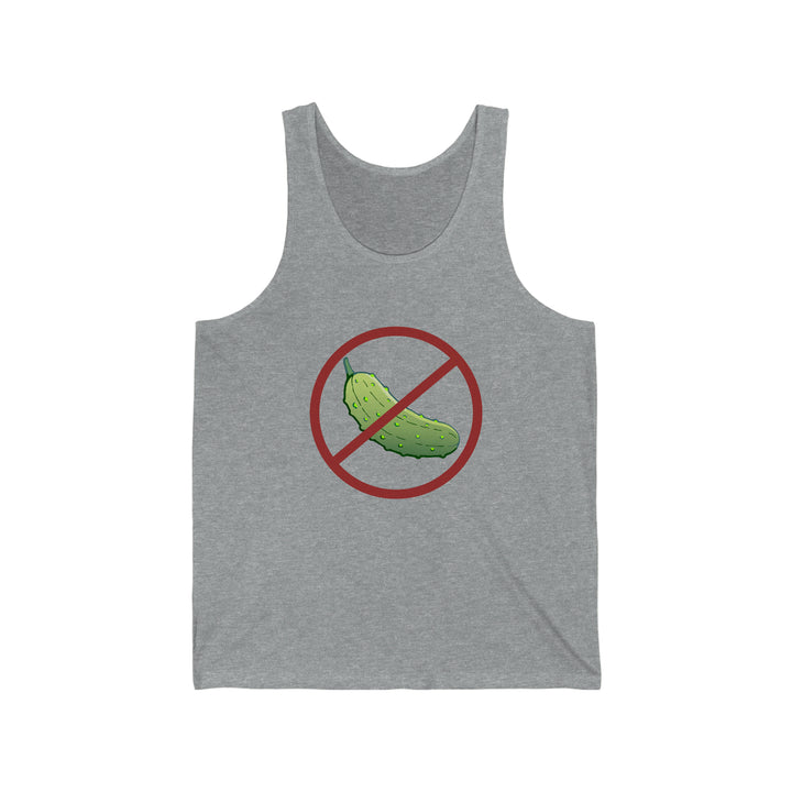 No Pickle! Unisex Cotton Tank - Great Pickleball Stuff