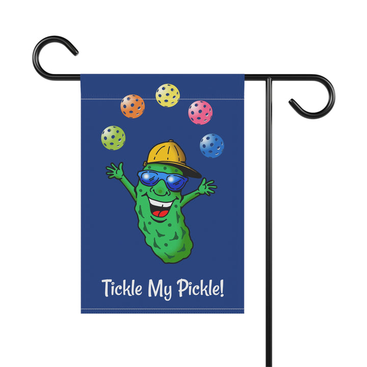 Tickle My Pickle Juggler Garden & House Banner-Great Pickleball Stuff
