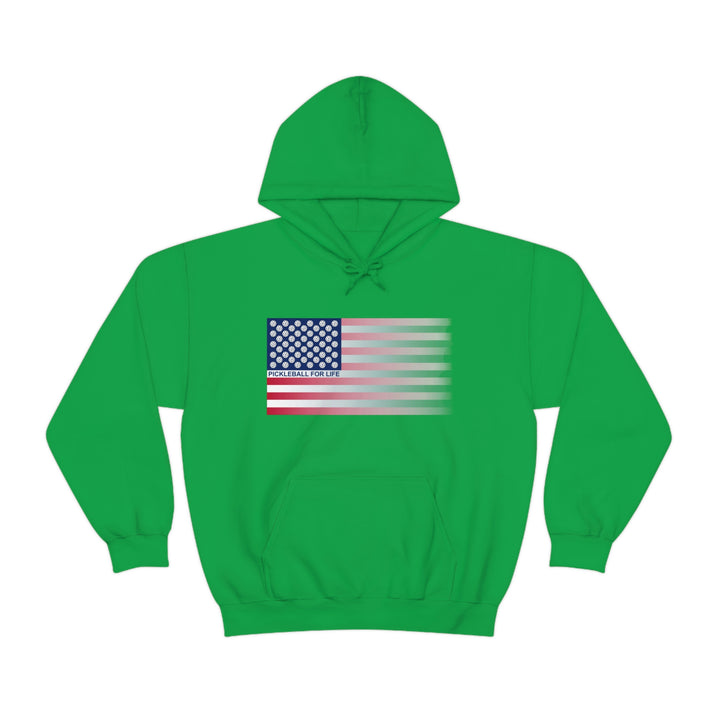 Pickleball for Life Flag (Faded) Unisex Hoodie - Great Pickleball Stuff