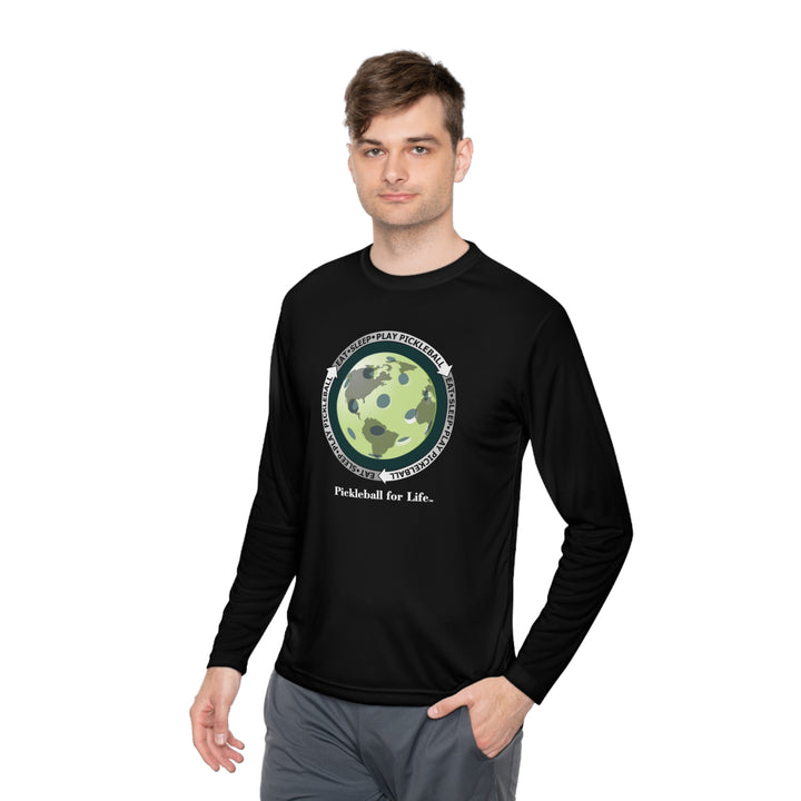 Eat Sleep Play Pickleball Unisex Moisture-Wicking Long Sleeve Tee - Great Pickleball Stuff