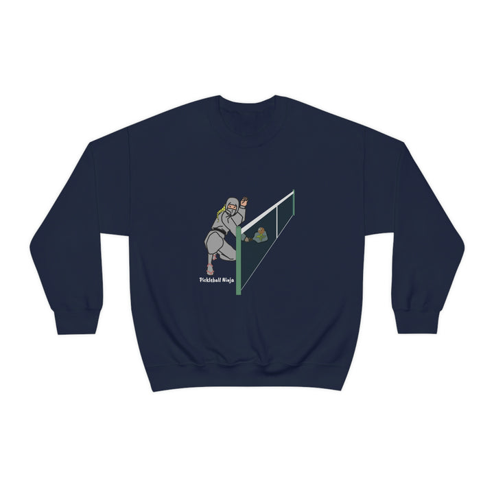 Pickleball Ninja Dinking-Female Unisex Crewneck Sweatshirt - Great Pickleball Stuff